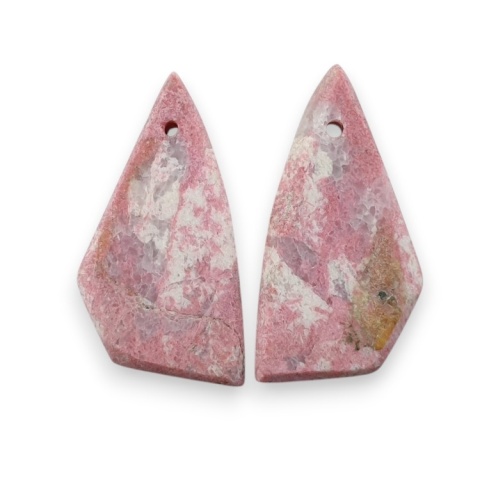 Thulit para kaboszonów z dziurką 23x12 mm nr R663