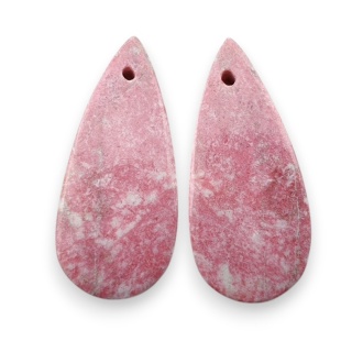 Thulit para kaboszonów z dziurką 24x11 mm nr R710