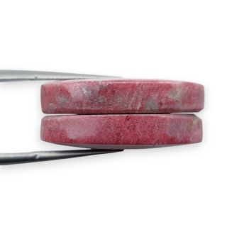 Thulit para kaboszonów z dziurką 24x17 mm nr R720