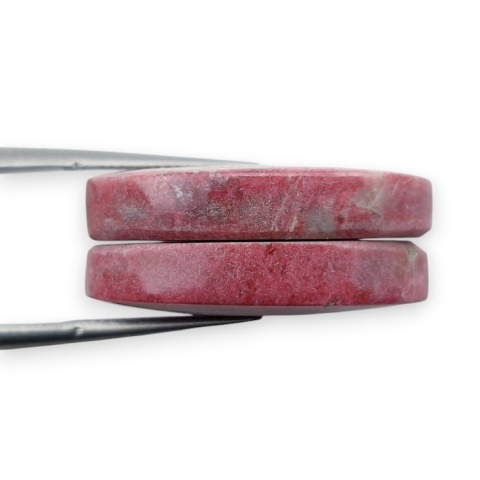 Thulit para kaboszonów z dziurką 24x17 mm nr R720