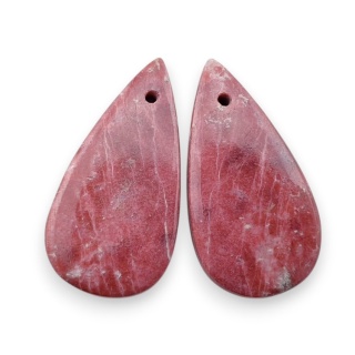 Thulit para kaboszonów z dziurką 25x13 mm nr R726