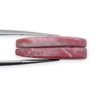 Thulit para kaboszonów z dziurką 25x13 mm nr R726