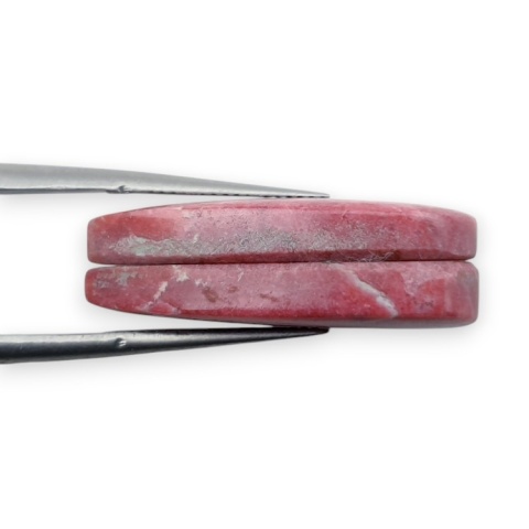 Thulit para kaboszonów z dziurką 25x13 mm nr R726