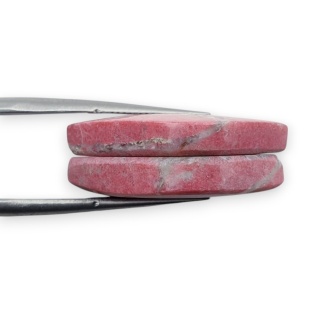 Thulit para kaboszonów z dziurką 25x15 mm nr R688