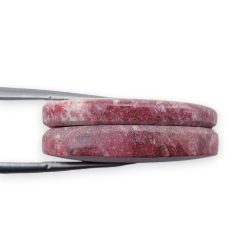 Thulit para kaboszonów z dziurką 25x17 mm nr R729