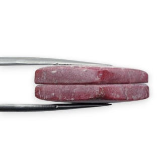 Thulit para kaboszonów z dziurką 26x16 mm nr R712