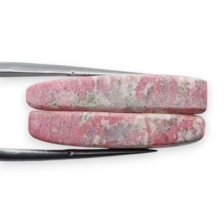 Thulit para kaboszonów z dziurką 27x11 mm nr R725