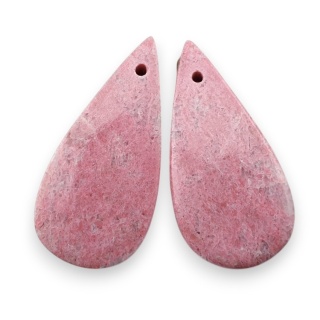 Thulit para kaboszonów z dziurką 27x13 mm nr R667