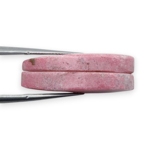 Thulit para kaboszonów z dziurką 27x13 mm nr R667