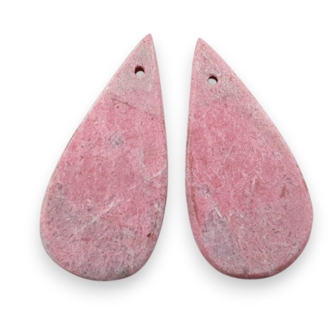 Thulit para kaboszonów z dziurką 27x13 mm nr R667