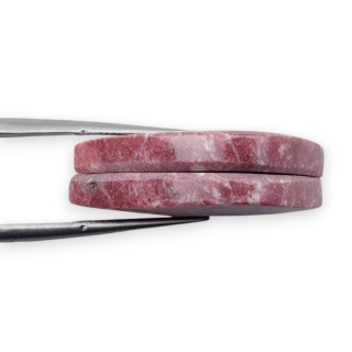 Thulit para kaboszonów z dziurką 27x16 mm nr R669