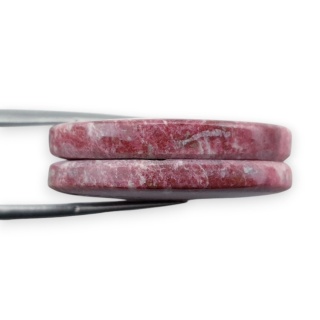 Thulit para kaboszonów z dziurką 27x19 mm nr R715