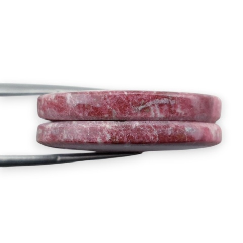 Thulit para kaboszonów z dziurką 27x19 mm nr R715