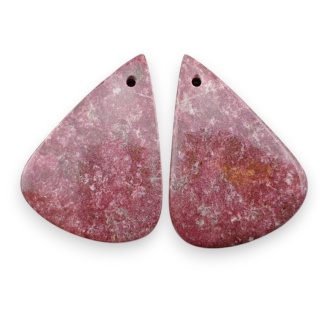 Thulit para kaboszonów z dziurką 27x20 mm nr R707