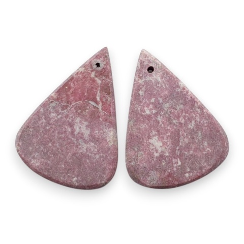 Thulit para kaboszonów z dziurką 27x20 mm nr R707