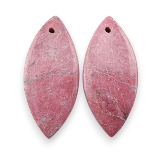 Thulit para kaboszonów z dziurką 28x13 mm nr R709