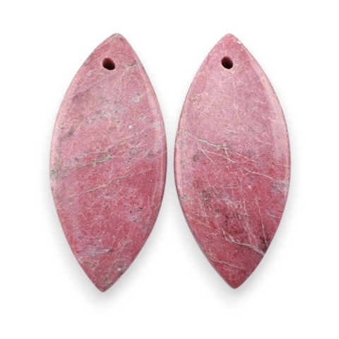 Thulit para kaboszonów z dziurką 28x13 mm nr R709