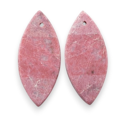 Thulit para kaboszonów z dziurką 28x13 mm nr R709