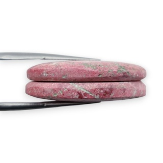 Thulit para kaboszonów z dziurką 28x18 mm nr R668