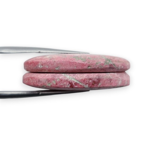 Thulit para kaboszonów z dziurką 28x18 mm nr R668