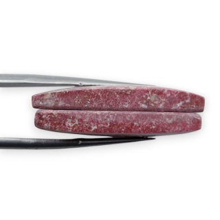 Thulit para kaboszonów z dziurką 28x21 mm nr R727