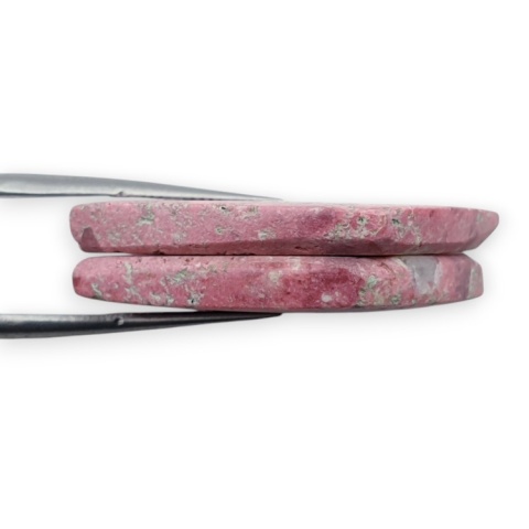 Thulit para kaboszonów z dziurką 35x18 mm nr R670