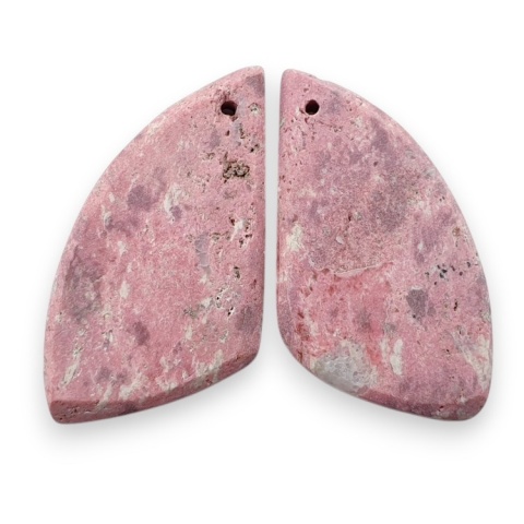 Thulit para kaboszonów z dziurką 35x18 mm nr R670