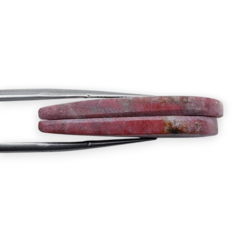 Thulit para kaboszonów z dziurką 37x13 mm nr R705