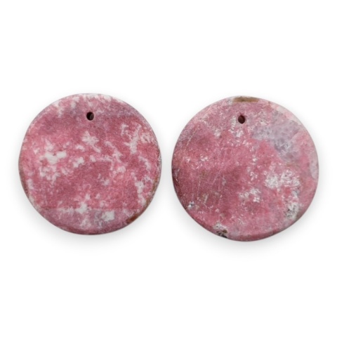 Thulit para kaboszonów z dziurką fi 19mm nr R739