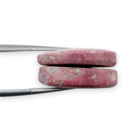 Thulit para kaboszonów z dziurką fi 20mm nr R674