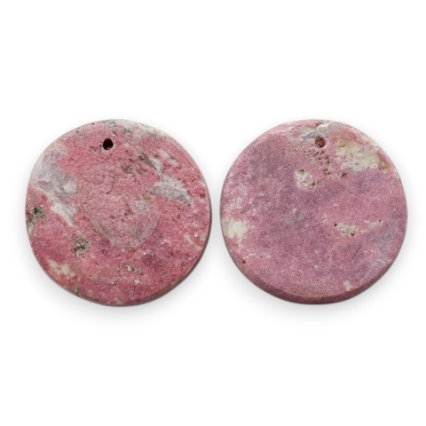 Thulit para kaboszonów z dziurką fi 20mm nr R674