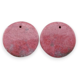 Thulit para kaboszonów z dziurką fi 20mm nr R731