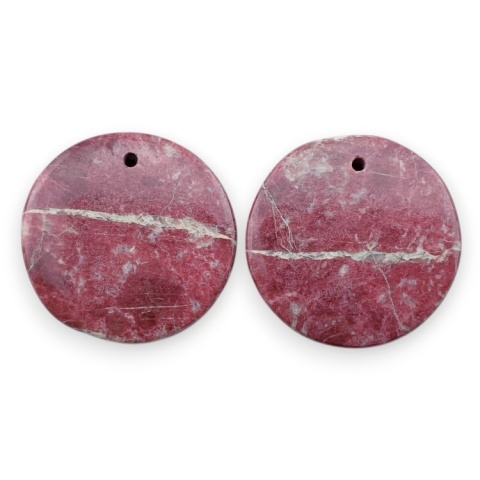 Thulit para kaboszonów z dziurką fi 20mm nr R735