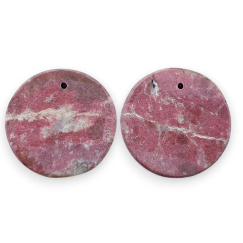 Thulit para kaboszonów z dziurką fi 20mm nr R735