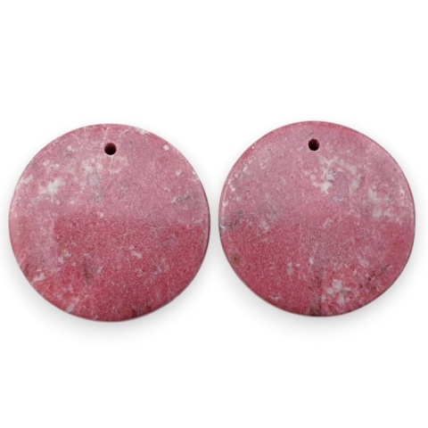 Thulit para kaboszonów z dziurką fi 22mm nr R654
