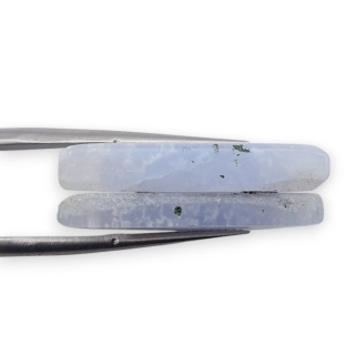 Agat blue lace para kanoszonów z dziurką 25x11 mm nr R948