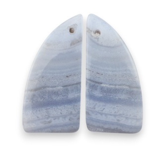 Agat blue lace para kanoszonów z dziurką 27x13 mm nr R950