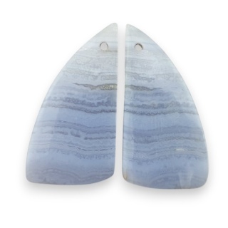 Agat blue lace para kanoszonów z dziurką 28x13 mm nr R934