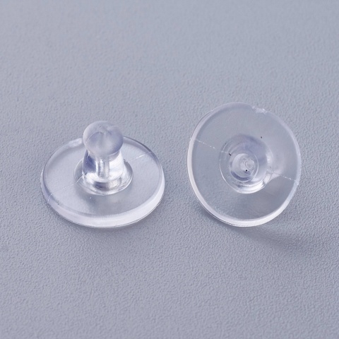 Zatyczki do kolczyków baranki okrągłe 6x10 mm 10 szt.