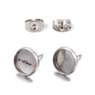 Sztyfty baza kaboszonu 10 mm stal chirurgiczna 316L 4 szt