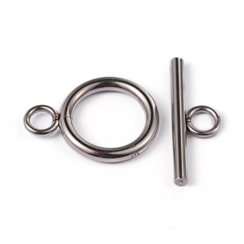 Toggle clasp stainless steel 14 mm 1 pc