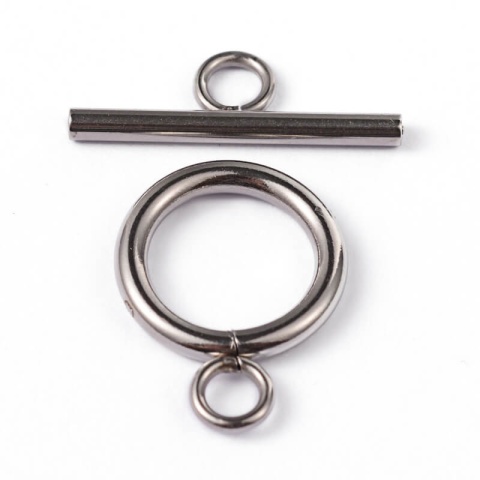 Toggle clasp stainless steel 14 mm 1 pc