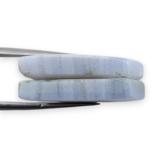 Agat blue lace para kanoszonów z dziurką 27x15 mm nr R998