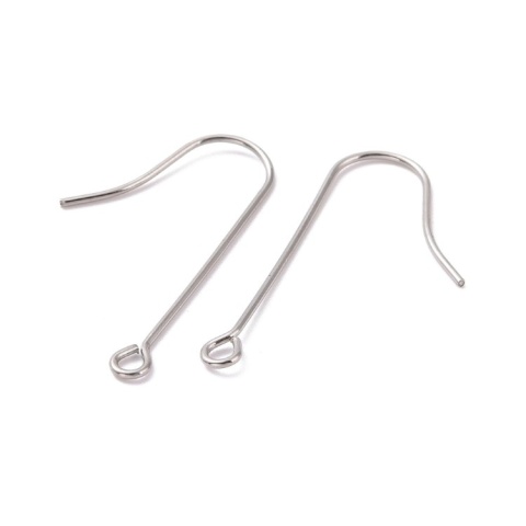 Bigle otwarte z oczkiem stal chirurgiczna 316L 28 mm 4 szt