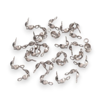 316L surgical steel catchers 8 mm 10 pcs