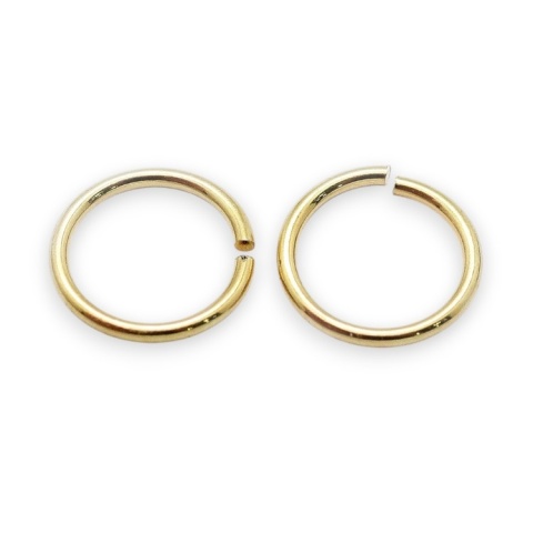 Link silver 925 5x0.7 mm 4 pcs gold-plated