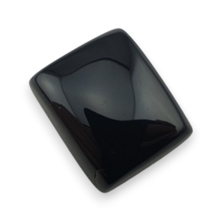 Onyks czarny kaboszon 17x14 mm nr 363