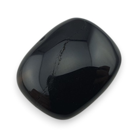 Onyks czarny kaboszon 19x15 mm nr 376