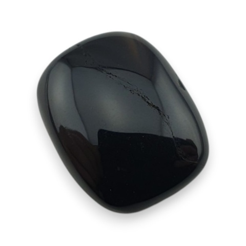 Onyks czarny kaboszon 19x15 mm nr 376