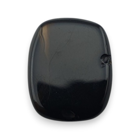 Onyks czarny kaboszon 19x15 mm nr 376